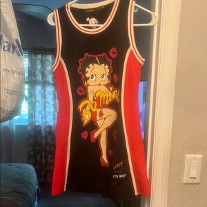 Women’s 'Be Mine' Black and Red Jersey Dress